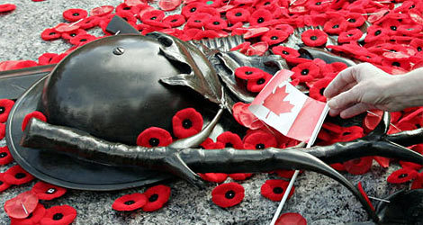 wildheartgirls:“We honour those who have given their life serving Canadians and helping people