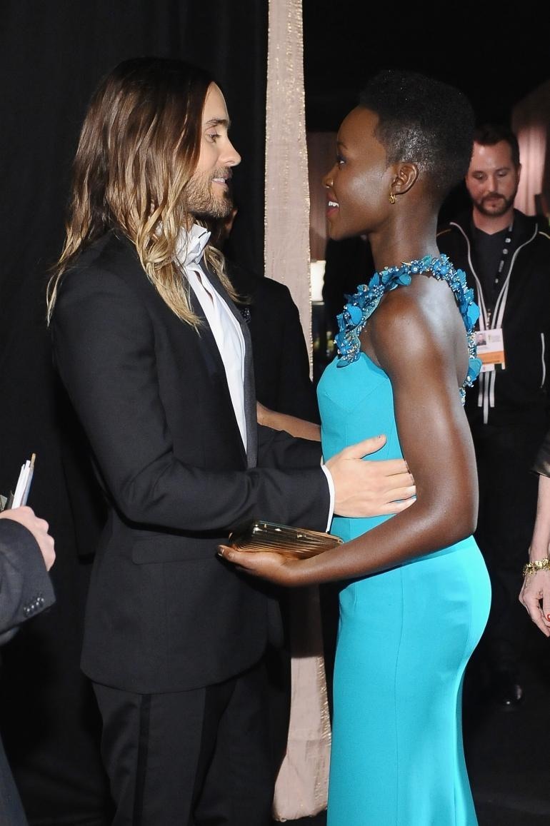 madschristoph:  Lupita is literally living the dream with all of that man candy.