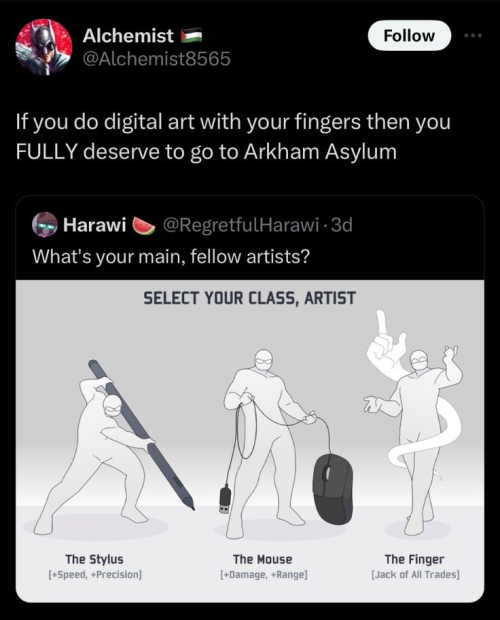Full Respect For Everyone That Use Their Mouse!! I Use All Of My Fingers And My Stylus....