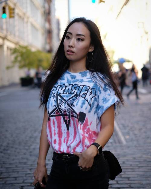 #THRASHER Spotted in #Soho #PrinceStreet #teeshirt #bokeh #Nycstreetstyle #Nycstyle #nycstreetphotog