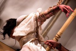 japanesebdsmofficial:Kinbaku Naka AkiraModel Kasumi Hourai