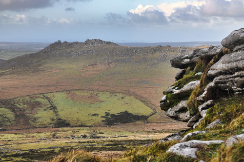 Bodmin Moor and its typical mixed weather