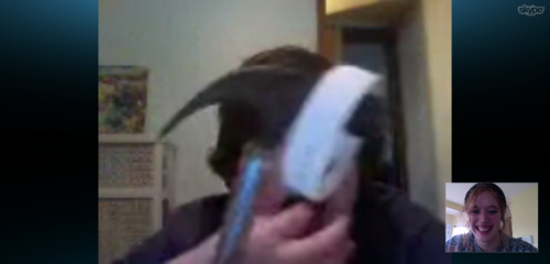 THAT TIME I WAS SKYPING WITH TUMBLR USER HURTFAWN AND HE ACCIDENTALLY BROKE A JAR OF NUTELLA WITH A 