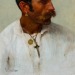 random-brushstrokes:Vincenzo Caprile - Fisherman’s head (n.d.)