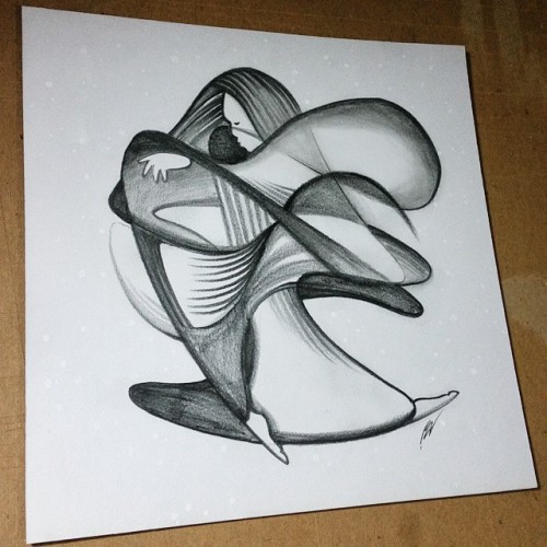revcruz:  “Sayaw” Drawing from random scribbles. @mnrslyss #artph #art #illustration #pencil #drawing #scribble #doodle #doodles #dance
