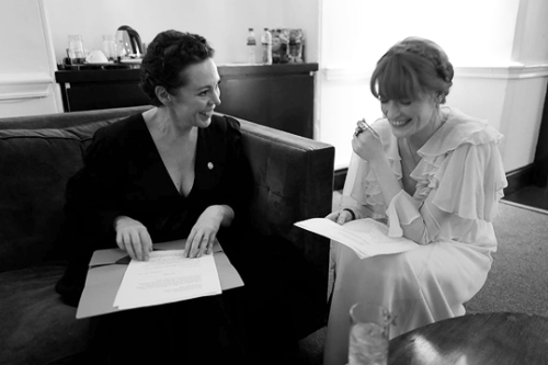 OLIVIA COLMAN, FLORENCE WELCH“Letters Live” at the Royal Albert Hall / ph. Greg Williamsin London, E