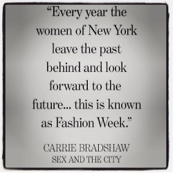 Fave 💜 #carriebradshaw #nyfw #nyc