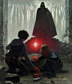 70sscifiart:Ralph McQuarrie cover art for “Splinter of the Mind’s Eye” by Alan Dean Foster, 1978, via @humanoidhistory