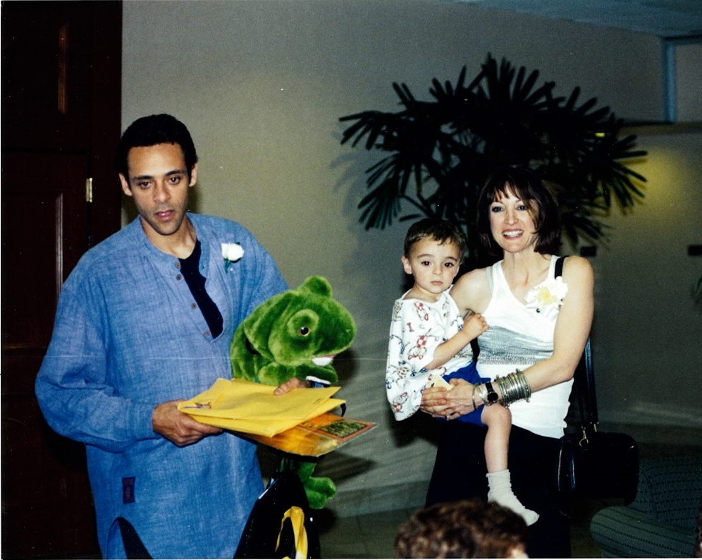 Welcome friends — Sid, Nana and Django at the fan club weekend in...