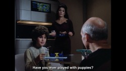 bruceboxleitner:  Picard just won the award for most tragic backstory 