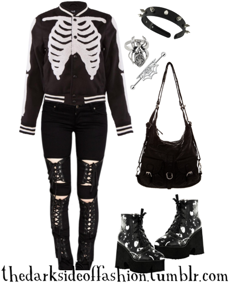 Dark Fashion — Dead Inside Buy Here >>> Jacket $104 / Pants $75