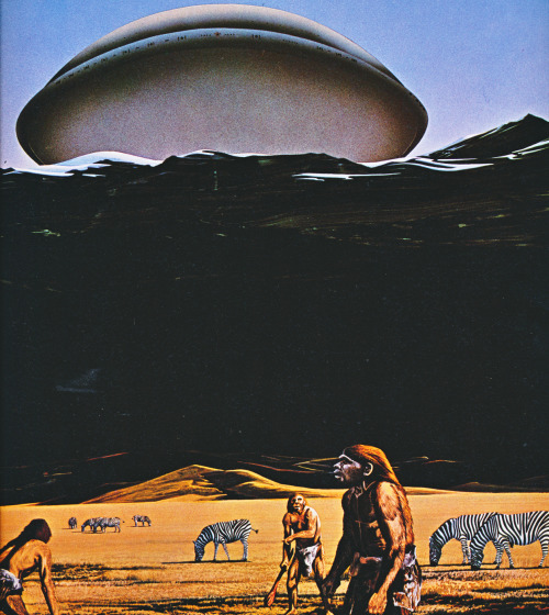 martinlkennedy:Peter Goodfellow - Flying Saucer Vision from the book The Flights of Icarus (1977) by