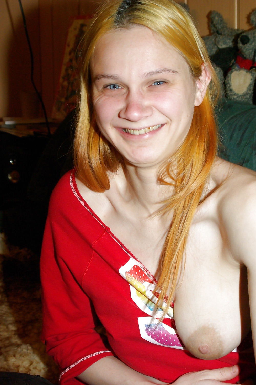 hanging floppy saggy empty tits