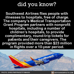 did-you-kno:  Southwest Airlines flies people