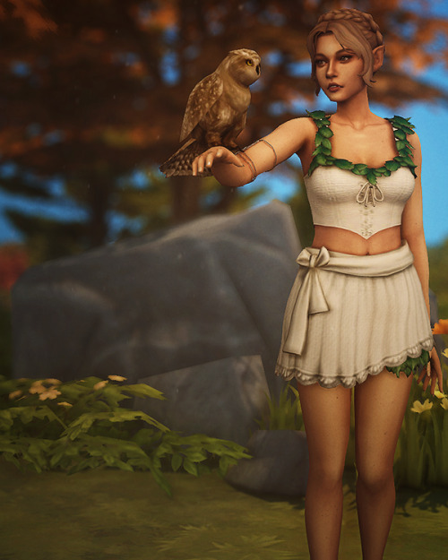 moonhze:witchtober 2021 - day 10; owl.@incandescentsims