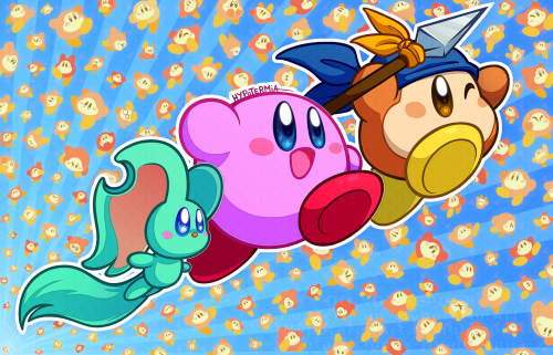 Onward to adventure!Happy 30th birthday, Kirby!This year&rsquo;s tribute drawing is, of course, 