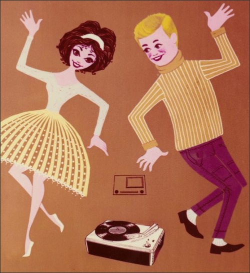 Detail from Phillips Gramophone Ad, 1960
