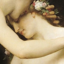 loumargi:Flora And Zephyr William-Adolphe Bouguereau (1875). (detail)