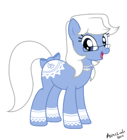 avastindy:After seeing @masterdemonlordess ModPony, I figured I would attempt to vector her ModPony. Her Doilies were the most funniest part to make :3