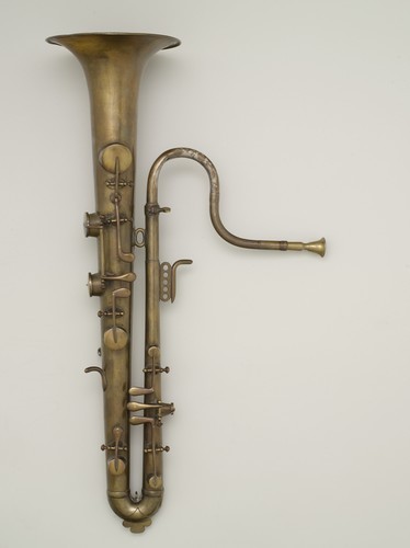 Soprano ophicleide in B-flat, Adolphe Sax, mid-19th century, Musical InstrumentsThe Crosby Brown Col