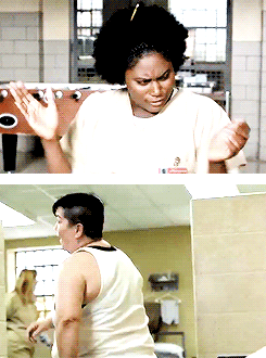 ohpoptart:  yerundi: Orange Is The New Black - Season 2 Teaser       Okay…. I’ve yet to see Poussey in ANY of these fucking teasers. SHE IS THE FUCKING TEASE. WHAT DON’T YOU GUYS GET?! :’(