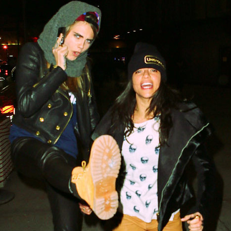 hannamona-deactivated20141228:  Cara Delevingne + Michelle Rodriguez 