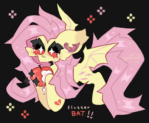 phannpy:  flutterbat &lt;3 she gets a little g3 heart hoof as a Treat