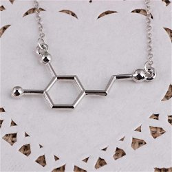 caitlynhetillica:   Dopamine Molecule Necklace