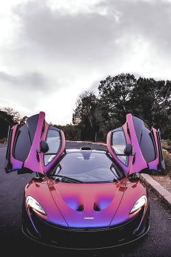 wormatronic:  C.J. Wilson’s Purple McLaren P1 