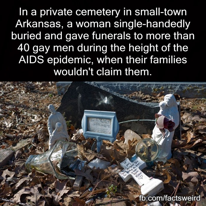 maudnewton:  fieldbears:  wildwomanofthewoods:  mindblowingfactz:  In a private cemetery