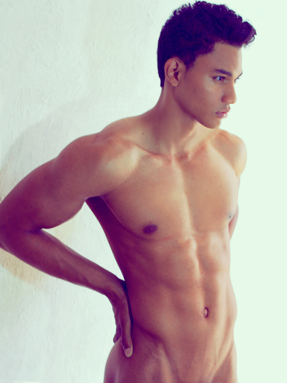 josephbleu:  Mr. Duane J. Moreno Sunkissed and Raw wearing only Calvin Klein’s
