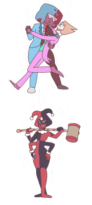 neverthrive:    If Two-Facet Garnet and the Joker Pearl fused, I figure this would be the most logical conclusion.    