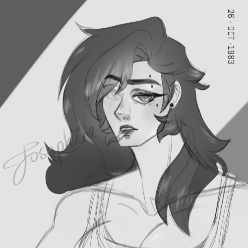 I Was Too Lazy To Draw The Other Eye, I Didn't Even Want To Hide It