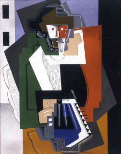 sonofthedesert:Gino Severini, Bohémien Jouant de L'Accordéon, 1919