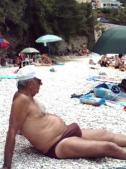 old man sexy speedo