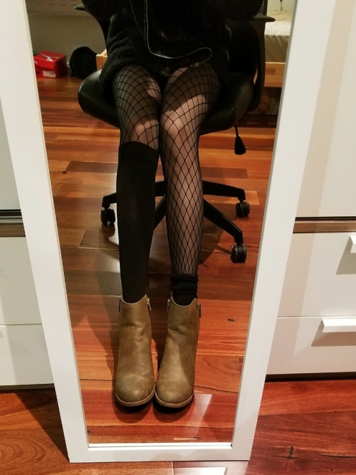 Winter is coming, so I layered my pantyhose.