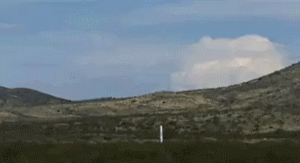 The Appearance Of A Shock Wave In Slow Motion.