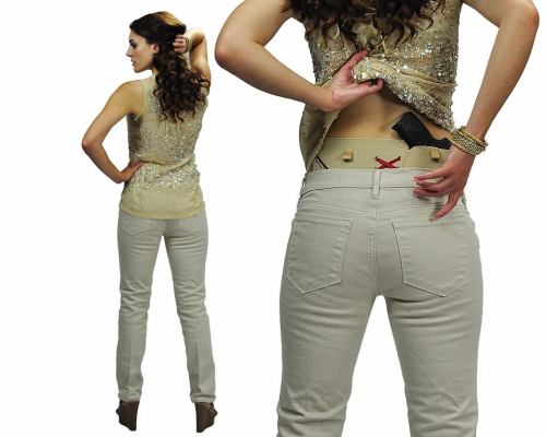 guns-n-beauty:gunrunnerhell:Can Can ConcealmentA line of specialized concealment holsters for women 