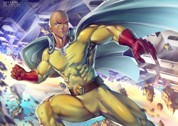 Saitama Fanart by bokuman 