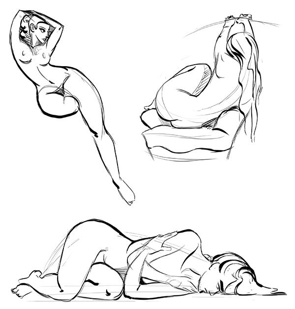 vkel:  Daily Warm up drawings for 12.04.2014 
