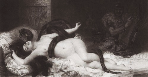 &lsquo;Le Serpent&rsquo; Salammbô (ca.1899) - Gabriel Ferrier