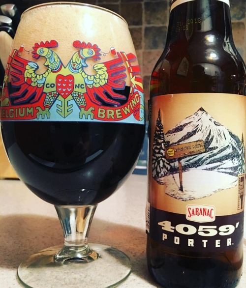 4059’ Porter - @saranacbrewery @saranac_nyc - - - #drinkbeernow #beer #beerme #beerporn #beern