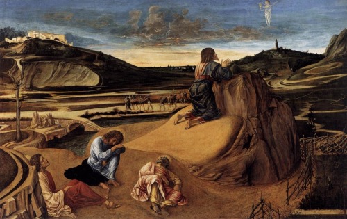 tierradentro:  “The Agony in the Garden” (with detail), c.1465, Giovanni Bellini. 
