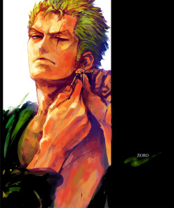 zorojuurou:  Zoro drawing by つよ 丸  beautiful Zoro needs an appreciation post 