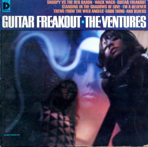 Sex LPs by The Ventures, from a second-hand record pictures