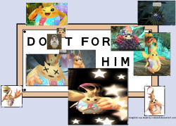 delita-heiral:  I want my friend to play Xenoblade but he won’t unless I tell him to do it for RikiSo he told me to make this for him because he’s a douchebag.It is hastily done and very crappy.Do it.Do it for Riki Sirou