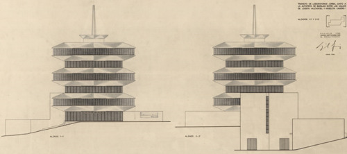 Concrete Is BeautifulMiguel Fisac: Jorba Laboratories. 1967 __ mostly known as ‘The Pagoda’ __There 