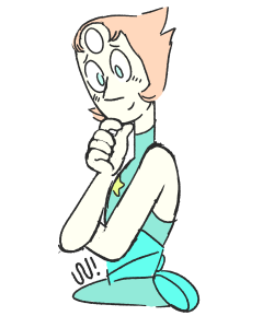 stenuniverse:  This year I want to try and post more art ! Here’s a Pearl ! 