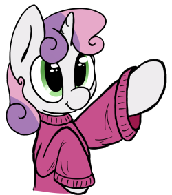 xenithion:  itsovercastyo:  Coloured one of the sketches that Xeni drew during his last stream because god damn that’s a cute-ass Sweetie Belle  Ahaha wonderful! &lt;3  Thanks overcast :D  CutieBelle~ &lt;3