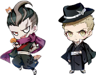 Here Are Some Gundham And Fuyuhiko Transparents I Made. They Aren't The Best But I Made Them At Like